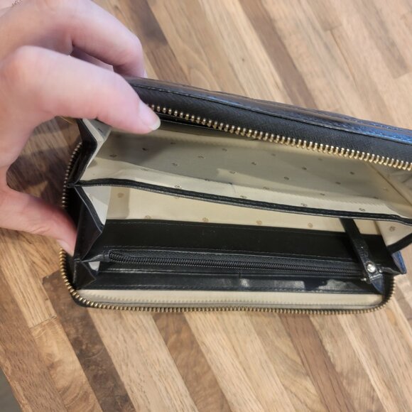 Kate Spade Gold Coast Lacey Quilted Zip Around Wallet - Picture 7 of 13